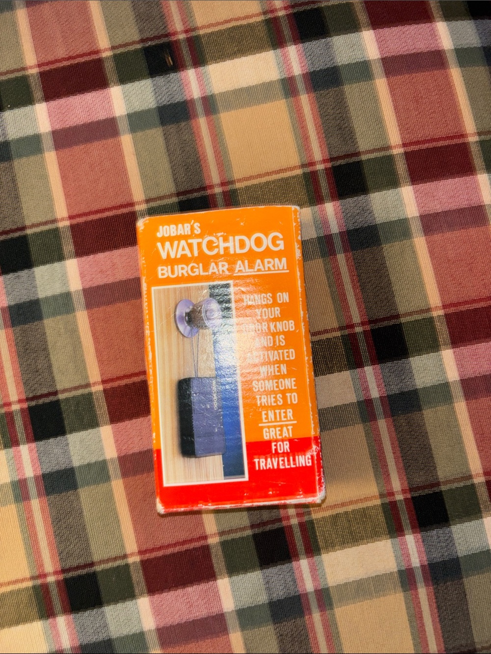 Vintage WATCHDOG Burglar Alarm - Orange Box